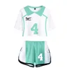 Anime Haikyuu Cosplay Costume Aoba Johsai High School Oikawa Tooru Tracksuit Women Dwupoziomowe topy i szorty 2 -częściowe stroje 245b