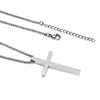 Basic Cross Necklaces for Men Boys, Waterproof 14k Yellow Gold Cross Pendant Collar,Christian Prayer Religious Gift Jewelry