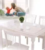 Tablijf 1,0 mm dikte PVC Transparante waterdichte tafel Bedekking Mat Keukenpatroon Oliedoek Glas zachte doek Tafelkleed 240113