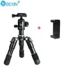 Tripés BEXIN Portátil Tripode Leve Travel Desktop Flexível Tabletop Compacto Mini Smart Phone Camera DSLR Tripé Stand para iPhoneL240115