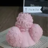 El sanat araçları sevimli bebek melek silikon mum kalıp el yapımı 3D bebek aromaterapi alçı sabun kil epoksi döküm araçları ev dekorasyon el sanatları yq240115