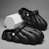 New Couple's Thick Sole Baotou Hole Shoes Garden Shoes Outdoor Beach Sandals Half Slippers Summer Slippers