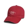 デザイナーボールキャップポリッシュドアヒルの舌の帽子、メンズウォッシュソフトトップ、高品質の野球帽、アメリカ英語刺繍ワイドブリムハットpoy2