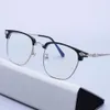 2024 Luksusowe projektant okulary przeciwsłoneczne dla kobiet Chromy okulary Ramki męskie nowe krótkowzroczność płaskie soczewki