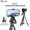 Tripods XILETU Photography Aluminum Alloy Tripod Hydraulic Panoramic Head Video Live Broadcast Travel Outdoor Camera Mobile Phone HolderL240115