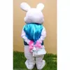 Halloween lapin blanc mascotte costume simulation dessin animé thème personnage adultes taille Noël publicité extérieure tenue Su2292