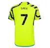 Saka Soccer Jerseys G. Jesus Odegaard Rice Havertz 23 24 Gunners Martinelli Smith Rowe Thomas Nketiah Zinchenko Saliba Trossard Football Shirt Men Kids child chil