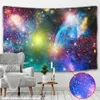 Galaxie univers espace tapisserie étoiles tenture murale Hippie rétro décor à la maison Yoga tapis de plage Tapiz sorcellerie mur tissu tapisseries 240115
