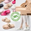 Klassische Clog-Schnalle, Designer-Slides, Sandalen, Plateau-Absätze, Hausschuhe, Herren-Damen, dreifach, Weiß, Schwarz, Khaki, Rosa, Rosa, wasserdichte Schuhe, Pflege, Krankenhaus, Outdoor, 36–41