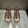 24ss twine bottom heavy industry chain Roman sandals women fashion luxury designer sandals