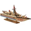 Simuleringsmontering av Toy Armored Fighter Warship Shendun Ship Liaoning Aircraft Carrier Model