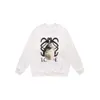 Loewess hoodie designer original kvalitet mens hoodies tröjor nya trendiga tecknad anime drake katt rund hals långärmad hoodie