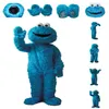 Vila Sésamo Cookie Monster Mascot Costume Elmo mascot costumeFancy Party Dress Suit 304Q281c