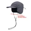 Ball Caps Lightweight Waterproof Warm Fleece Lined Earflaps Baseball Cap Men's Winter Hats For Snow Skiing Outdoor Hunting