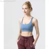 Align Lu Cross Yoga Tops Sport-joggingbeha voor meisjes Sexy Ademend Gymondergoed Verzamelvest Anti-verslapping Yogabeha's Dames atletisch mouwloos4V0T