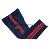 Pantaloni da uomo 2023fw Pantaloni con aghi Uomo Donna Strisce multicolori Pantaloni da pista AWGE Pantaloni con farfalla ricamatieffimerow