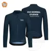 2022 azul pns roupas de ciclismo inverno velo térmico pas estúdios normais manga longa camisa ciclismo ropa ciclismo 220226274h