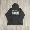 Erkek Hoodies Sweatshirts Vintage Ebedi Birliği İsa Hoodie Erkekler Kadın En Kalite Ağır Kumaş Sweatshirtler Büyük Boy Alacaklar Kaput HoodeDephemeralew