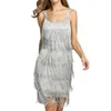 Casual Dresses Women S Flapper Dress 1920 -talet Tassel Latin Party Cocktail Ballroom Dance Costume Vintage Fringe Gatsby