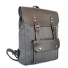 Zaino moda Zaino da uomo in pelle di tela Zaino da scuola Zaino militare Zaino da donna Zaino maschile Bagpack mochila 240113