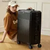 Чемоданы kmikli Fashion Luggage Boys 24 Тележка Алюминиевая рама Чемодан с тягой Box Женский 20 Перенести пароль на посадку Travel Box 26 Q240115