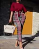 Nova moda rua hipster feminino manga de três quartos moda casual terno