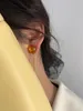 Brincos pendurados LONDANY Pirulito Clipe de orelha sem piercing Fada Amarelo Doce Verão Doce