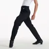 Scen Wear High midj och bältesdesignbyxor Male Latin Dance Dress for Men Pants Performance Cha Samba Rumba Clothing NY01 NS009