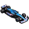 Bburago 1/43 Alpine A523 modèle de voiture de course en alliage #10 Pierre Gasly #31 Esteban Ocon moulé sous pression modèle de voiture jouets garçons cadeau 240115