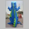 2019 Professioneel gemaakt groen T-rex dinosaurusmascottekostuum voor volwassenen om te dragen voor 316C