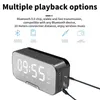 Speakers Multifunction Alarm Clock LED Wireless Bluetoothcompatible Speaker FM Radio Music Player TF Card Bass Boom For All Phone Clocks
