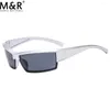 Lunettes de soleil 2024 Produits tendance pour hommes Square Retro Punk Sports Personnalisés Sénoirs de protection solaire en plein air en plein air