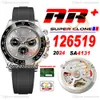 AR+F 126519 SA4131 AUTOMATYCZNY Chronograf Mens Watch Ceramika Bezel Grey Dial 904L Steel Oysterflex Rubber Super Edition Watches 2024 NOWOŚĆ ETA CAL TIMEZONEWATCH C3