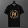 36% europeiska stationvaror Mens trendiga kort sommar Hot diamant halva ärm t-shirt social anda kille botten skjorta 963g95328vha