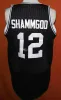 12 God Shammgod Providence Bianco Nero Retro Classic College Basketball Jersey Mens Ed Maglie con numero e nome personalizzati
