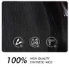 Synthetic Wigs Dark Black Synthetic Wigs Nature Middle Part Long Straight Wig for Black White Woman Cosplay Daily Party Heat Resistant Fiber Q240115