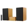 Luidsprekers Sound Bar Tv 2.1-kanaals homecinemasysteem Retro Houten Draadloos Bluetooth 5.0 Luidsprekers Hifi Subwoofer Stereo Boombox met klok