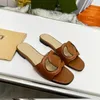 Italië Sandaal Designer Vrouwen Sandalen Liefde Interlock Uitgesneden Lederen Slippers Mode Luxe Damesschoenen Strand Sandaal Dame Zomer Slippers