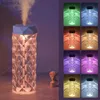 Humidifiers 1000ML Crystal Humidifier with Colorful Ambient Light USB Large Capacity Bedroom Desktop Air Humidifier Aromatherapy ApparatusL240115