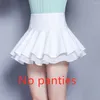 スカートチュチュスクールショートスカートパンツ一年中ミニサイアハイウエストファルダスミュージャーホワイト韓国のファッション服