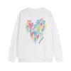 Men's Sweatshirts Letter Printing Hip Hop Round Neck Women Pullovers