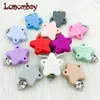 10/30/50pc Love Mama Star Silicone dents Clip bricolage bébé fausse chaîne porte-sucette né sucette soins infirmiers jouet de dentition 240115