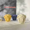 Zanaat Araçları Medusa Head 3D Silikon Mum Kalıp El Yapımı DIY Alçı Heykeli Heykel El Sanatları Araçlar Ev Dekoru Soya Balmumu Kalıp YQ240115