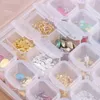 Nagelkonstsatser 28 Slots Decoration Storage Box Tomt för Rhinestone Container