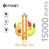 Hifancy Star 15000 Puffs Bar 0 % 2 % 5 % Mesh-Spule elektronische Zigarette Puff Einweg-Vape-Stift 650 mAh wiederaufladbare Vaper 26 ml vorgefüllte Karren Pods Crystal Vape