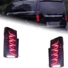 ベンツvito W447 2014-20 20 LED Taillights DRLダイナミックターンシグナルブレーキリアランプアセンブリのオートライトスタイリング