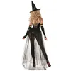 Halloween kostuum vrouwen sexy duivel heks pak verf lederen kostuum halloween party cosplay dress240u