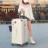 Suitcases Bagage Women's Spinner Wheel Duża pojemność zagęszczona walizka 32-calowa wózek wózka Męskie i damskie Lockbox Q240115