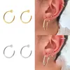 Studörhängen Simple C Shape Line Ear Studs For Women Bohemian Piercing Fashion Jewelry Ins Samma örhängen Party Wedding Presents