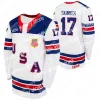 Hockey Trikots USA 2021 IIHF WJC Gold Gewinner Jersey 9 Trevor Zegras 30 Spencer Knight Cam York Hunter Skinner Matthew Boldy Cole Caufield Matthew Beniers